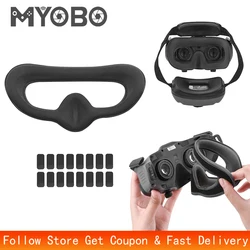 MYOBO-Sponge Eye Mask for Goggles 2 3 Goggles Integra Replacement Eye Pad for DJI Avata 1 2 Flight Glasses Protector Accessories