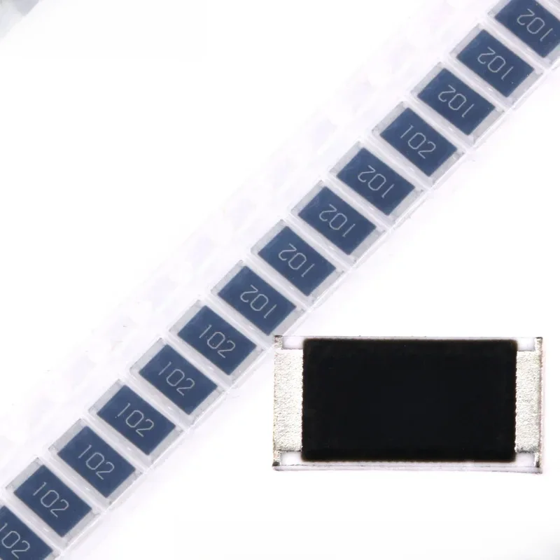 100 sztuk/10 sztuk 1Kohm SMD Rezystor chipowy 2512 1W 1KR 1K 1000 ohm 102 5% Zestaw rezystancji — zdjęcie 2