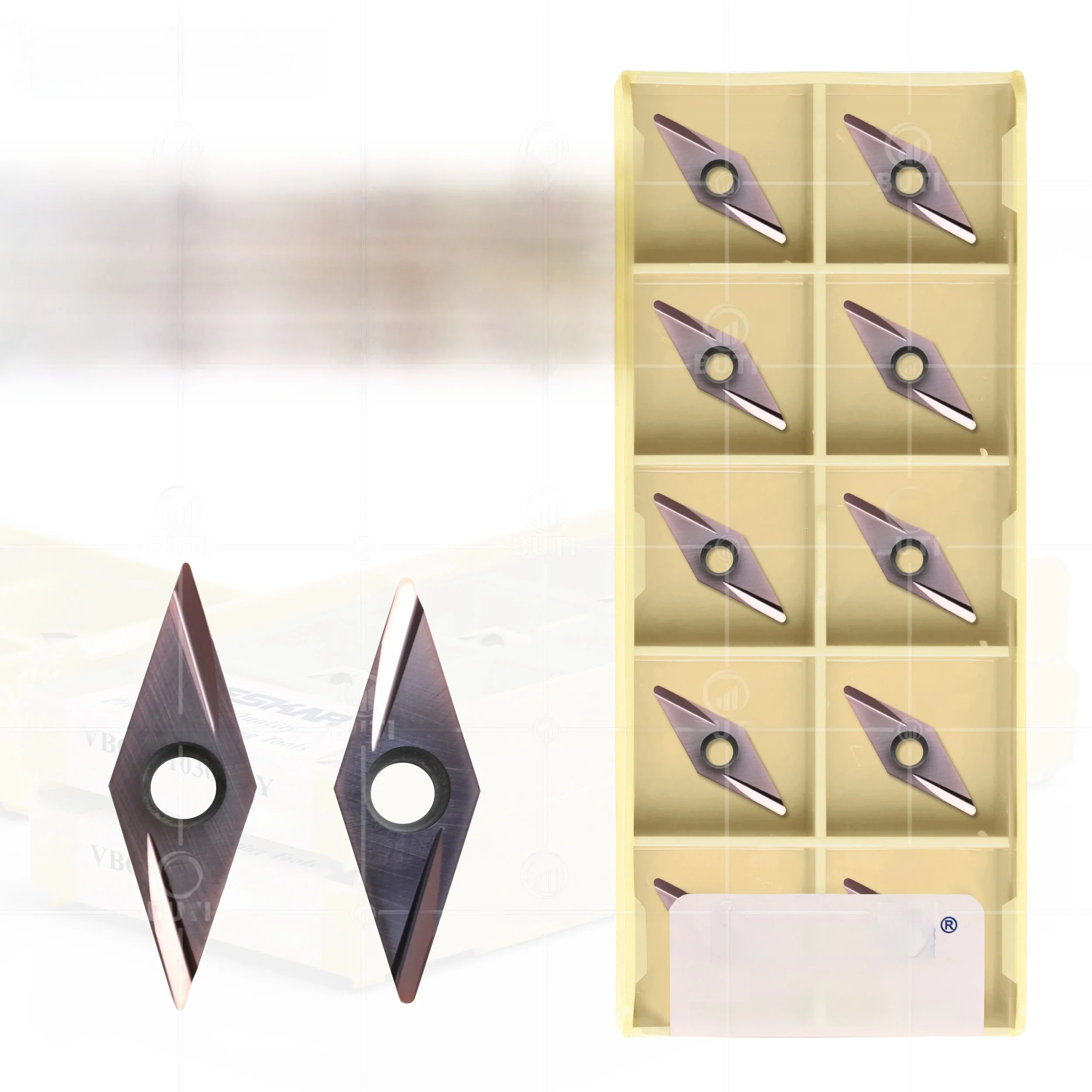 DESKAR 100% Original VBGT110302R-Y VBGT110302L-Y VBGT110304R-Y VBGT110304L-Y LF6018 Inserts internes CNC outils de traitement de tour