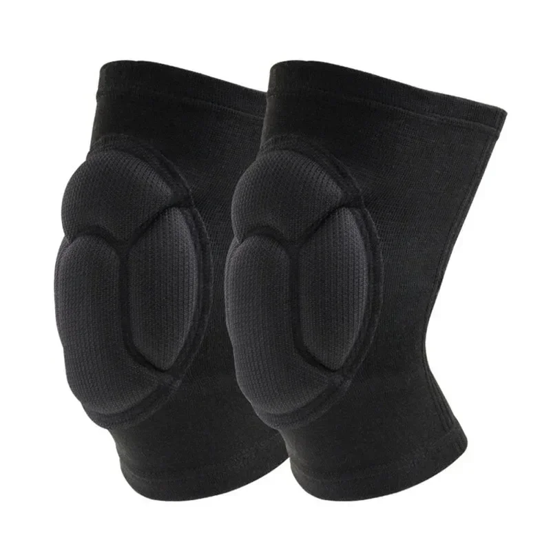 1PC protection épaissie genouillère de sport hommes genouillères élastiques soutien équipement de Fitness basket-ball orthèse protecteur mâle coussinets antidérapants