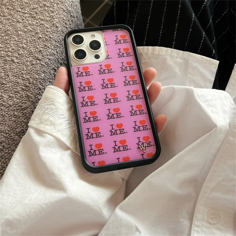 New Wildflower LVOE 3D Cartoon Phone Case for iPhone 16 15 14 13 12 Pro Max 14 15 16 Plus 16pro 15pro WF Leopard print Funda