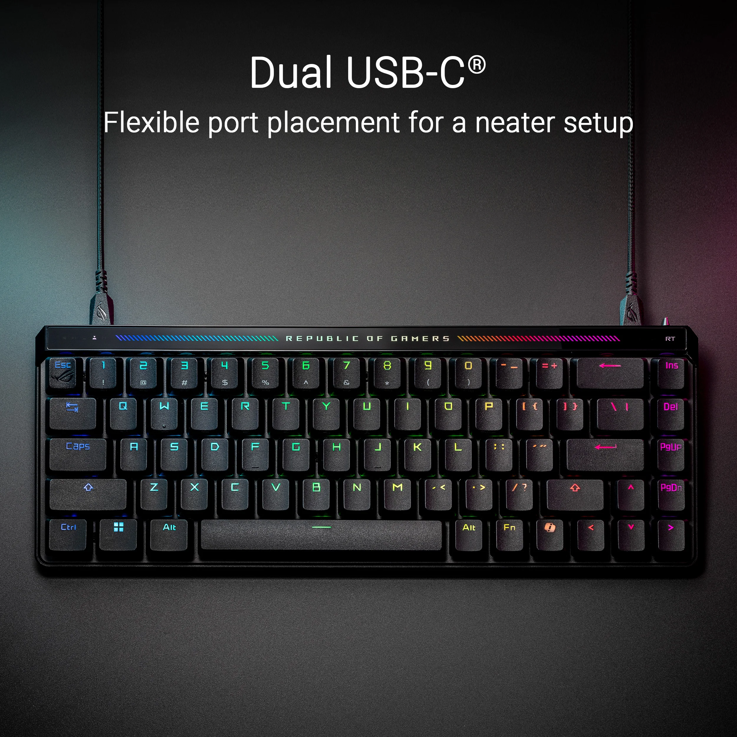 ASUS ROG FALCHION ACE HFX 8000Hz, RAPID TRIGGER Keyboard (English) (Domestic genuine/2 years warranty)