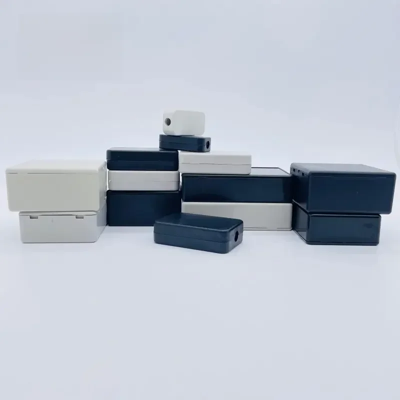 Boîtier de boîtier en plastique, boîte de projet, coque de rangement, boîtier d'instrument, fournitures électroniques sans vis, pas JIT