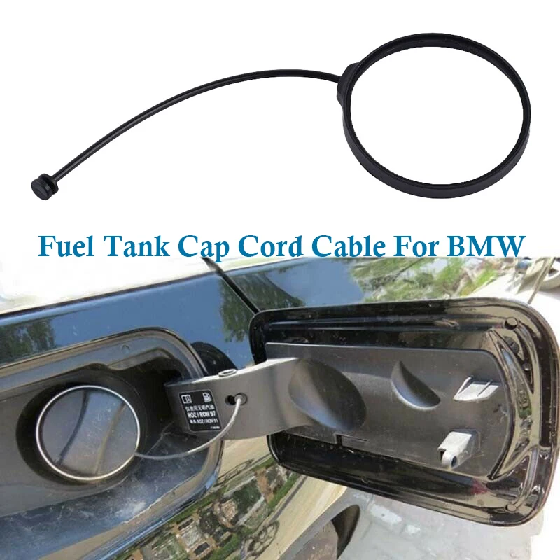 Fuel Tank Cover Cap Cord Retaining Strap Rope Plastic Black Fit For BMW MINI R50 R56 3 7 Series E90 E91 E90 F01 F02 #16117222391