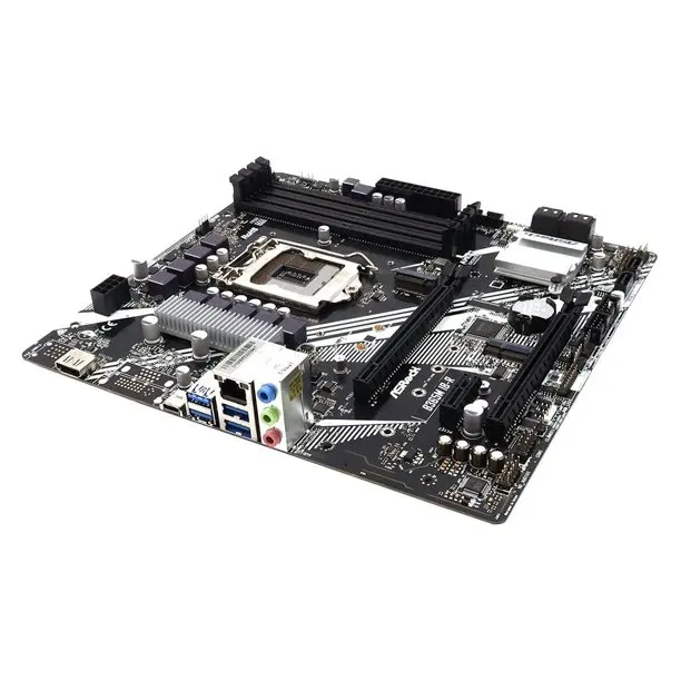 Imagem -03 - Asrock B365m Ib-r Motherboard Lga 1151 Intel B365 Ddr4 64gb Support I5-9400f I7-9700k I58600 I3-9100 I39100t Cpu Micro Atx