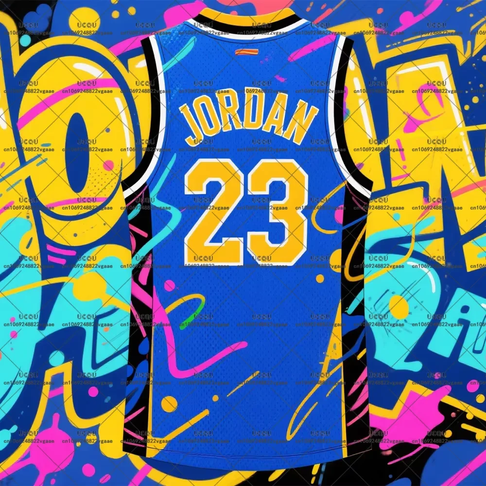 الرجال القميص الصبي قطار فتاة المحملة طفل الذكور تي شيرت سترة علوية رياضية تانك تنفس 23 J-Jorda AI تصميم Y2k كرة السلة جيرسي #4
