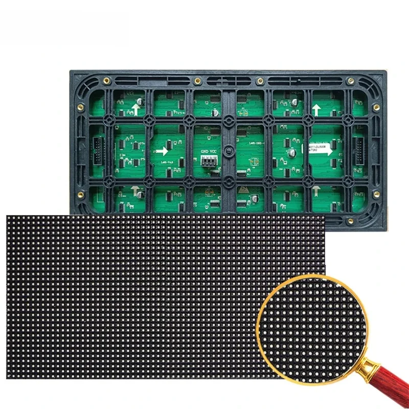 Darmowa wysyłka Zewnętrzny ekran LED P5 64*32 piksele Zewnętrzny moduł wyświetlacza LED 320 x 160 mm 8Scan — zdjęcie produktu 6