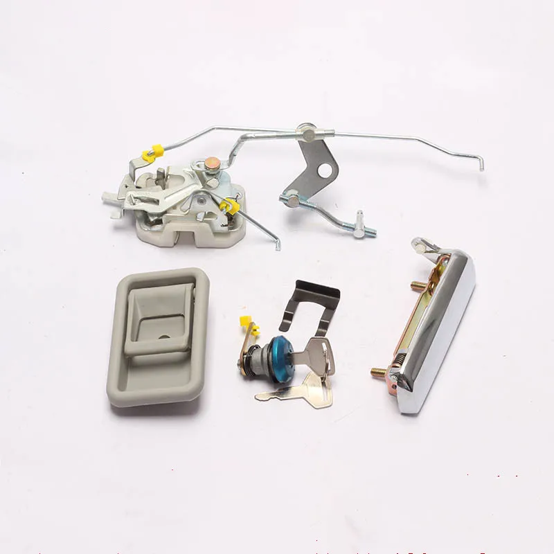 

Excavator parts door lock assembly Kobelco SK60 120 200-5 cab door lock assembly lock block lock cylinder inside and outside han