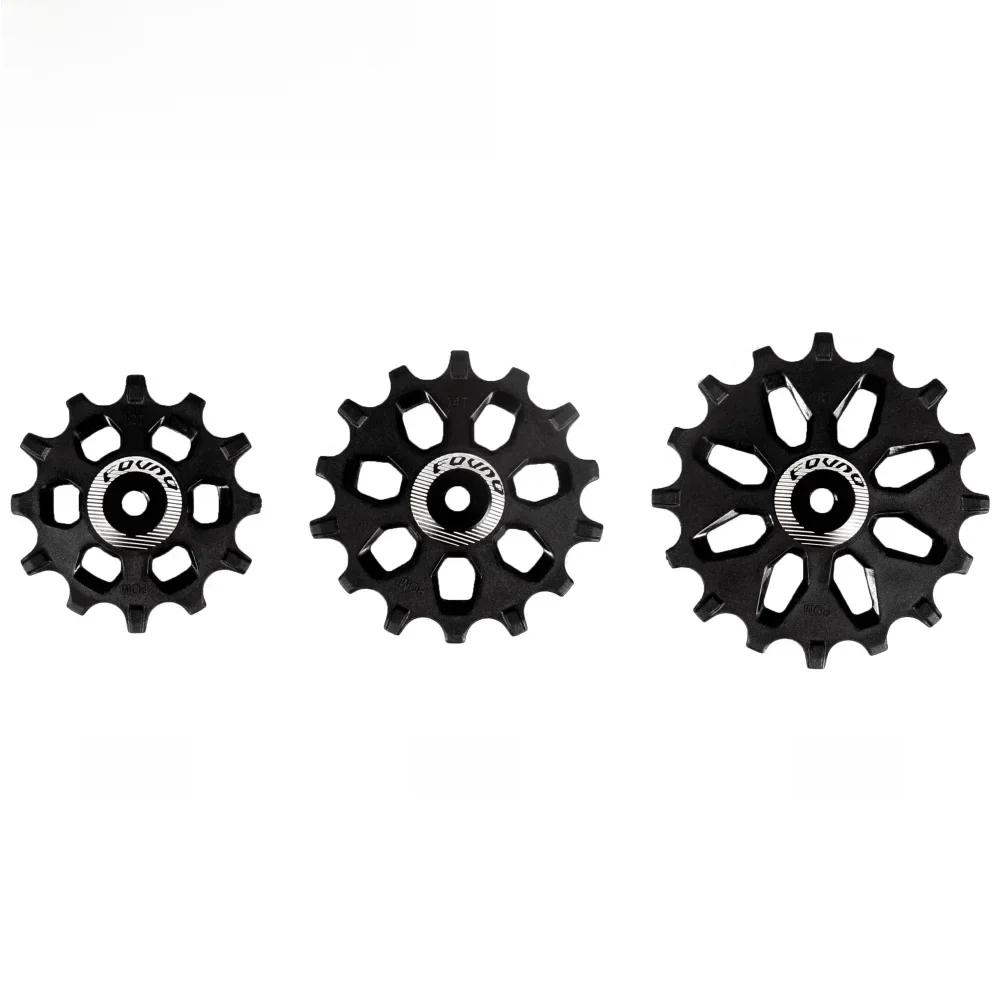 AliExpress FOVNO 12T 14T 16T 1pcs Rear Derailleur Pulley Set Wide Narrow Tooth Guide Wheel Support 7-12s For
