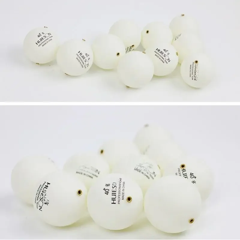 Balle de Tennis de Table fixe professionnelle, 1 pièce, avec trous en Bronze, pour Robot d'entraînement aux coups de Tennis de Table, balle de Ping-Pong de rechange