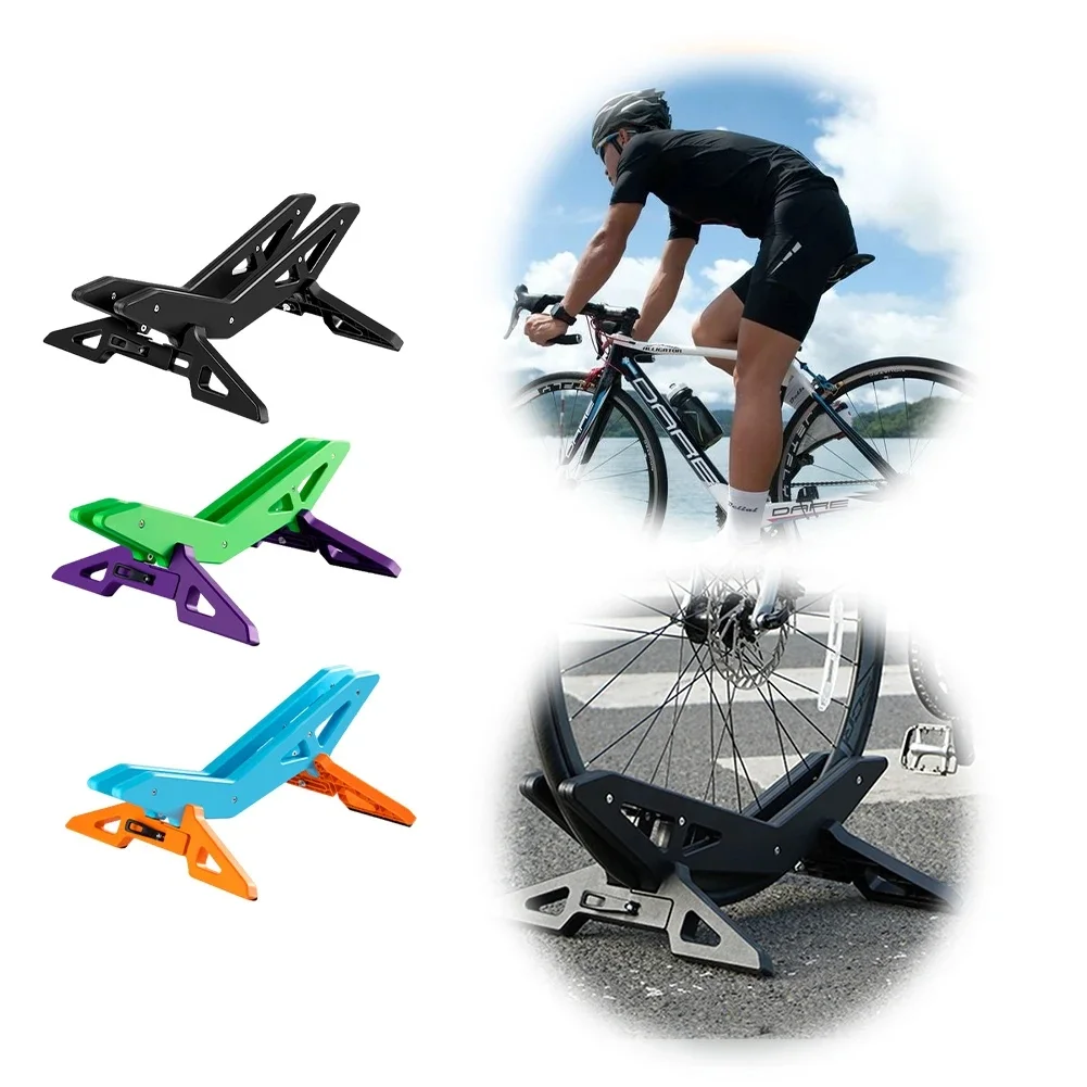 AliExpress Floor Bicycle Stands Adjustable Bike Floor Kickstand Anti-Slip Bike Parking Stand Bike Display Shelf Cycling Accessories