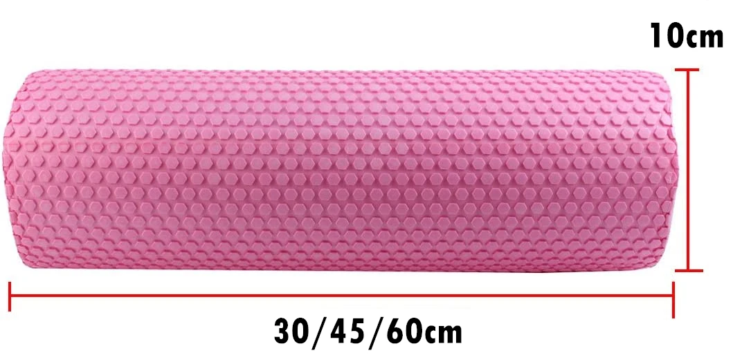 (Colore casuale inviato) Mini Yoga Foam Roller EVA Pilates Massage Roller Fitness Gym Muscle Massage Column Self Massage Tool