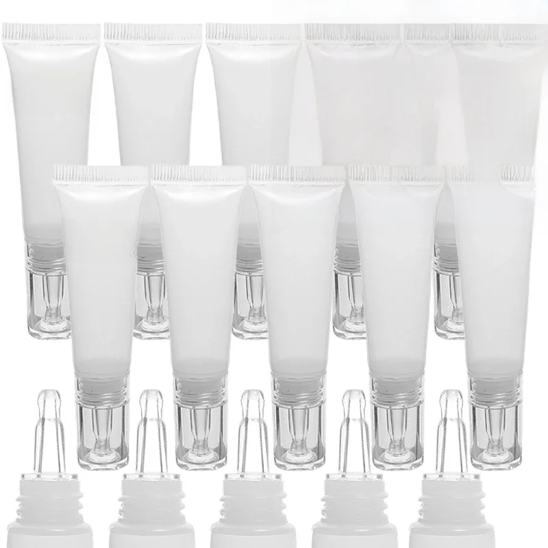 Tubes de dentifrice vides de 15ml et 10ml, bouteille de rangement souple et rechargeable, récipient en plastique, accessoires d'emballage portables de voyage
