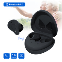 Rechargeable Hearing Aids Wireless Bluetooth Hearing Aid For Deafness Sound Amplifier High Quality Invisible Fashion Headphones