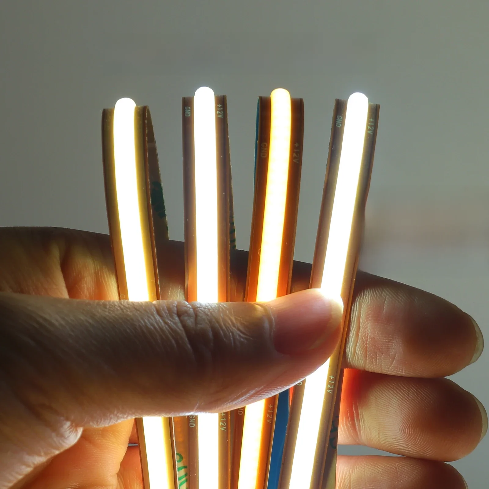 DC12V 24V COB LED Strip Light Cut Freely 528LEDs/m 8mm PCB for Room Flexible COB Linear Lights High Density 3000K 4000K 6000K — zdjęcie 2