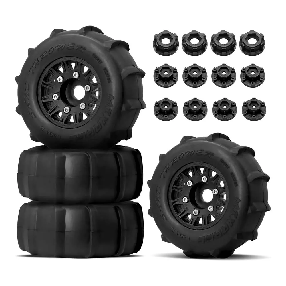 

OGRC 12mm/14mm/17mm Hex Truck Tires Snow/Desert Tires for 1/10 Scale Arrma Senton Tires Slash Tires Axial Redcat Rc4wd RC Car