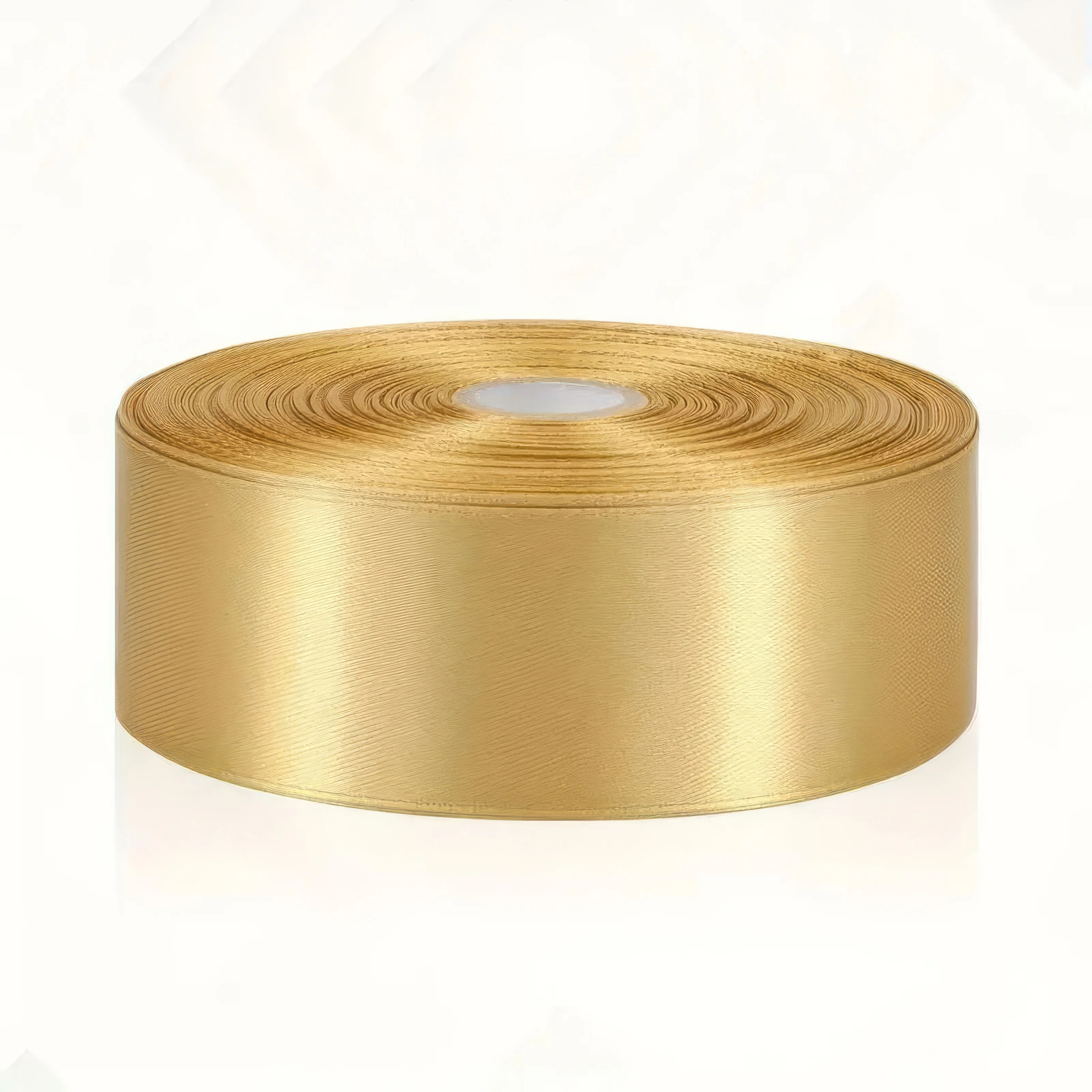 Elegant Gold Ribbon Spool for Gift Wrapping | All-Purpose Shiny Satin Ribbon for Crafts, Wedding Decor and Present Tying
