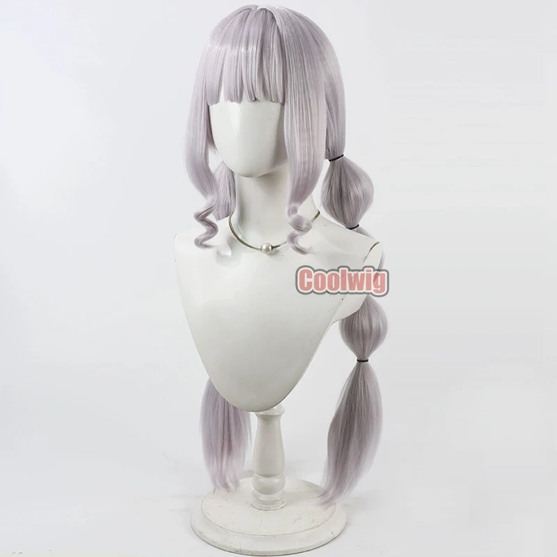 Coolwig الاصطناعية الشعر كاساي أماني تأثيري الباروكات فوتاري وا جميلة علاج علاج نهائي 80 سنتيمتر طويل الضوء الأرجواني شعر مستعار مقاومة للحرارة