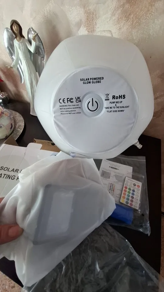 Boule lumineuse multicolore étanche et flottante pour piscine ou bassin
