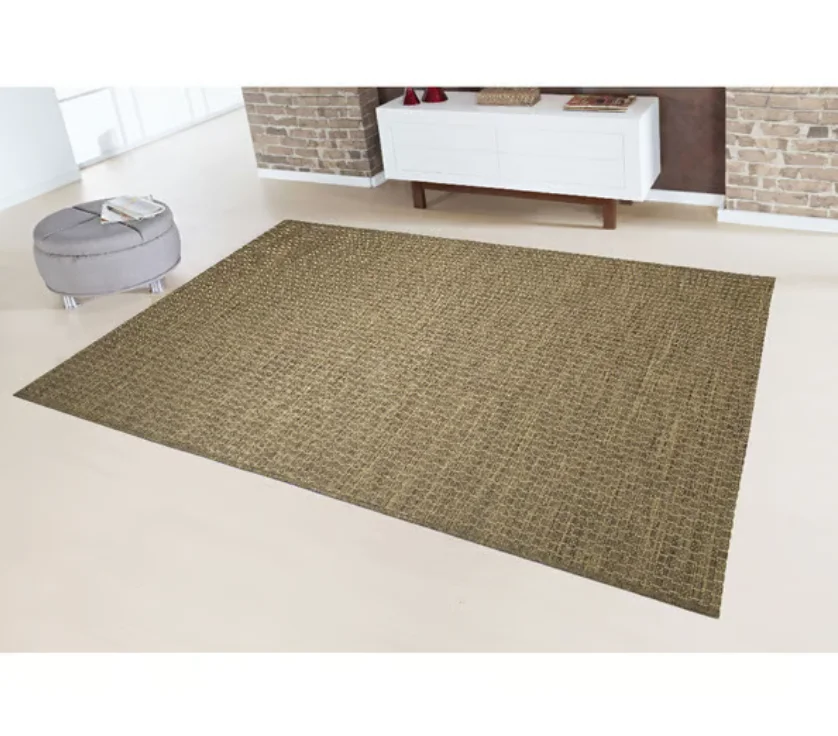 Tapete Sisal Sala Quarto Escritório 1,50 x 2,00 Antiderrapante SP02 Juta Lancer