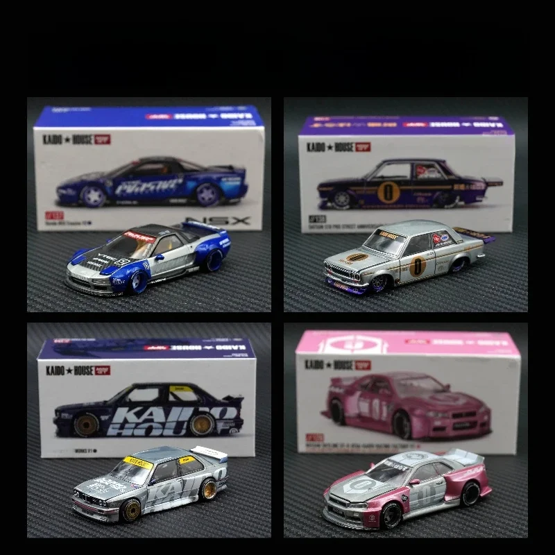 NEU **CHASE** Kaido House 1:64 MINIGT Skyline GTR R34 510 Wagon R33 NSX Diorama Automodell-Kollektion Versteckte Artikel