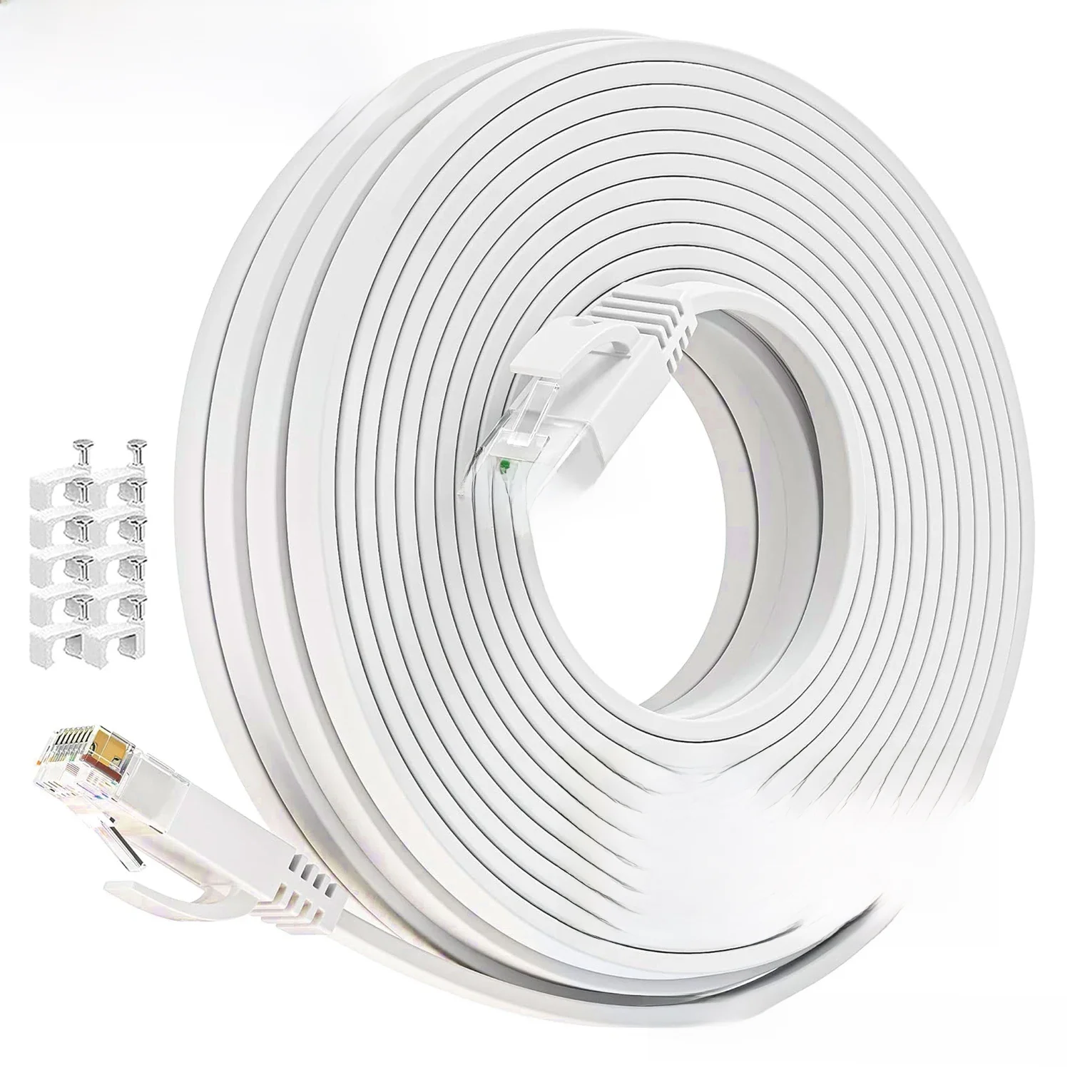 Hengsur ethernet kabel cat6 flat utp rj45 internet netzwerk kabel 5m 10m 15m 30m lan kabel für