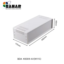 Bahar Enclosure Iron Case Wire Junction Box Instrument Shell Distribution Box Power Controller Housing  BDA 40009-W115