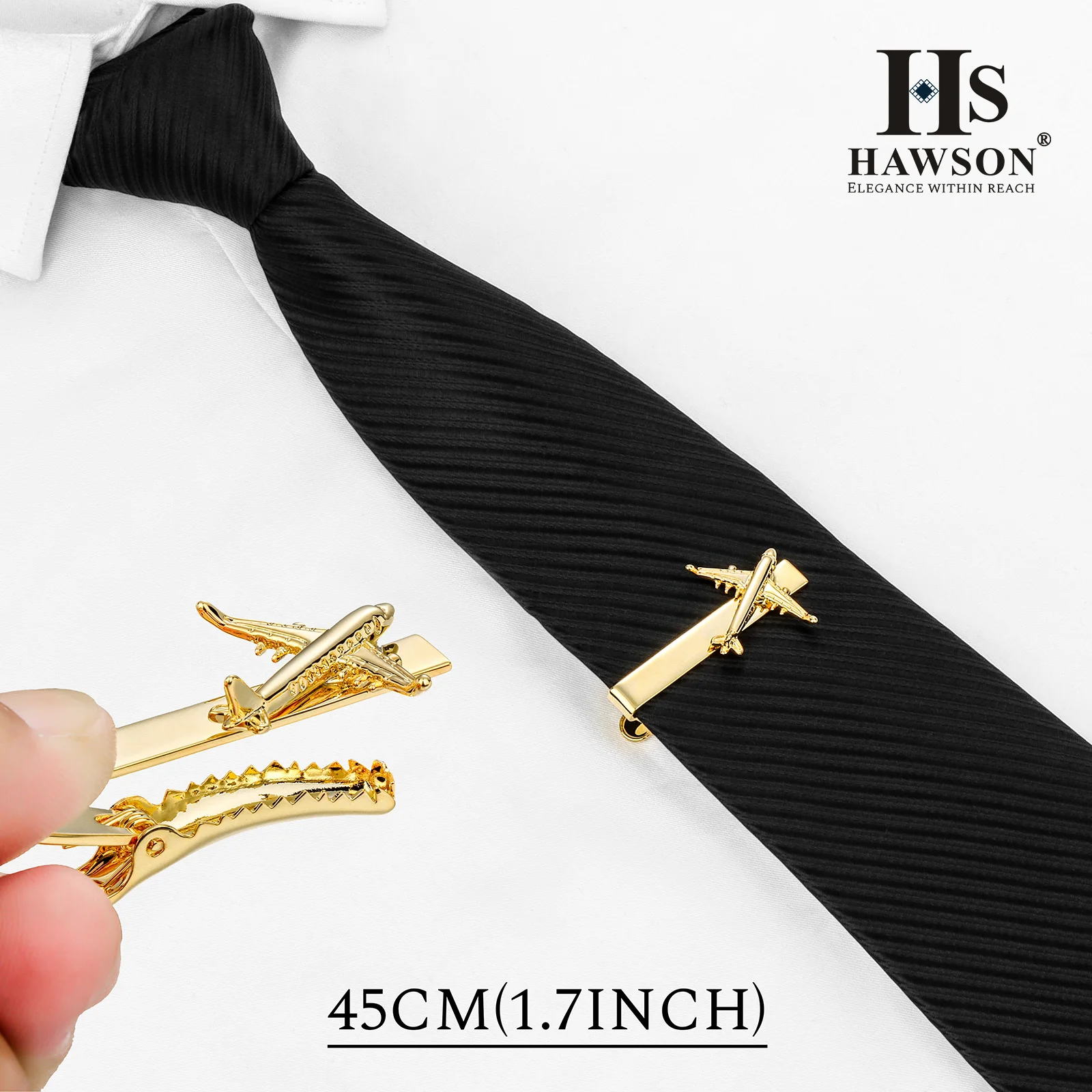 الكلاسيكية الجدة Spitfire مقاتلة طائرة التعادل بار كليب للرجال الأعمال الزفاف التبعي التعادل دبوس كليب #3