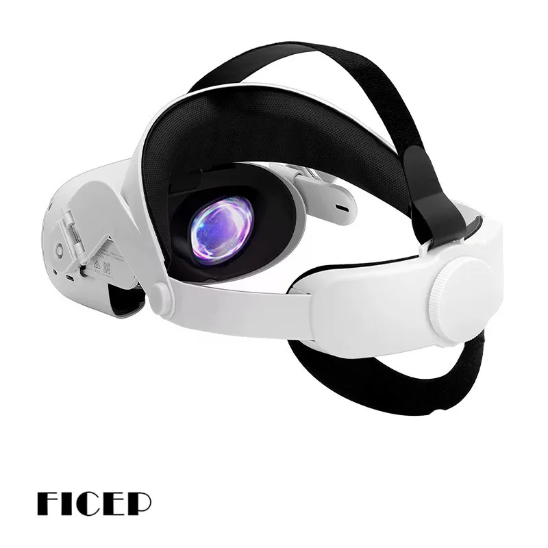 Sangle de tête Ficep pour Oculus Quest 2, sangle Halo, réglable, confortable, accessoires