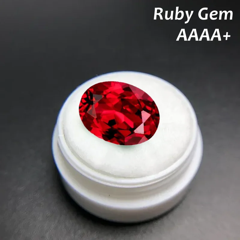 

Boxed Pretty Ruby UV Tested 13×18mm 16.0ct Oval Faceted Cut for Collection and Jewelry Making VVS Loose Gemstones