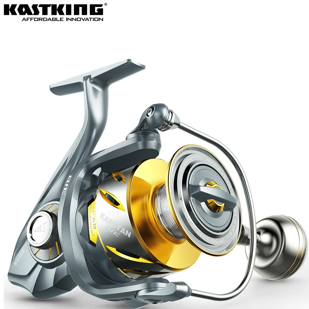 KastKing Kapstan Elite Saltwater Spinning Reel Up to 24kg Max Drag Big Game Fishing Reel Corrosion-Resistance Bearing System