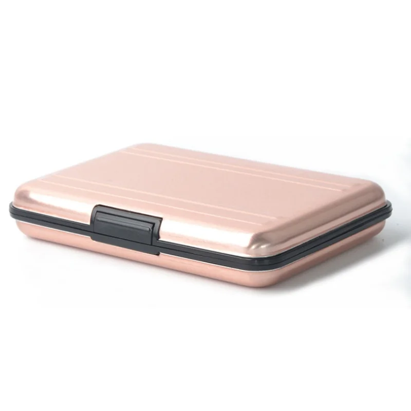 16 Slots Aluminum SD Card Case 8 SD 8 TF Micro SD Memory Card Holder Shockproof Protective Storage Case for Camera - view 5