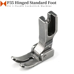 P35 (24983) Hinged Standard Presser Foot For Industrial Single Needle Lockstitch Sewing Machine JUKI BROTHER SINGER Accessories