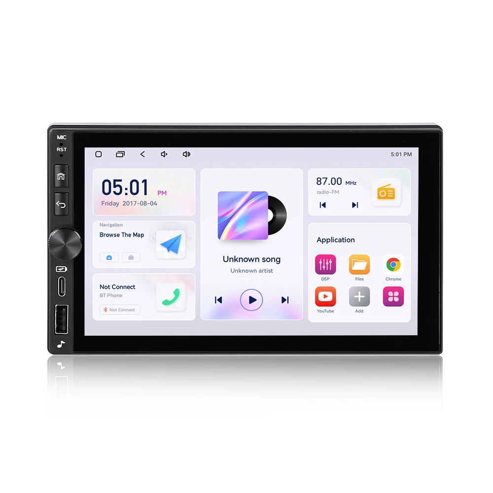 MEKEDE 7" Universelles intelligentes Autosystem für VW Kia Hyundai Toyota Honda Nissan Autoradio Wireless Carplay WIFI 4G Head Unit