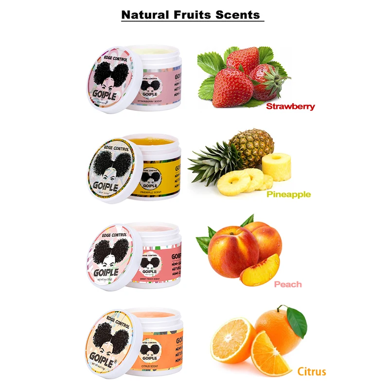 Goiple Hair Styling Wax Cream for Women 24 Hour Strong Hold Non-greasy Smoother Flyaway Baby Hair Pomade Edge Control Gel for 4C