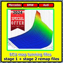 ECU Kaart Tuning Bestanden Stage 1 & 2 Remap Mercedes BMW Audi Auto Reparatie Diagnostisch Hulpmiddel