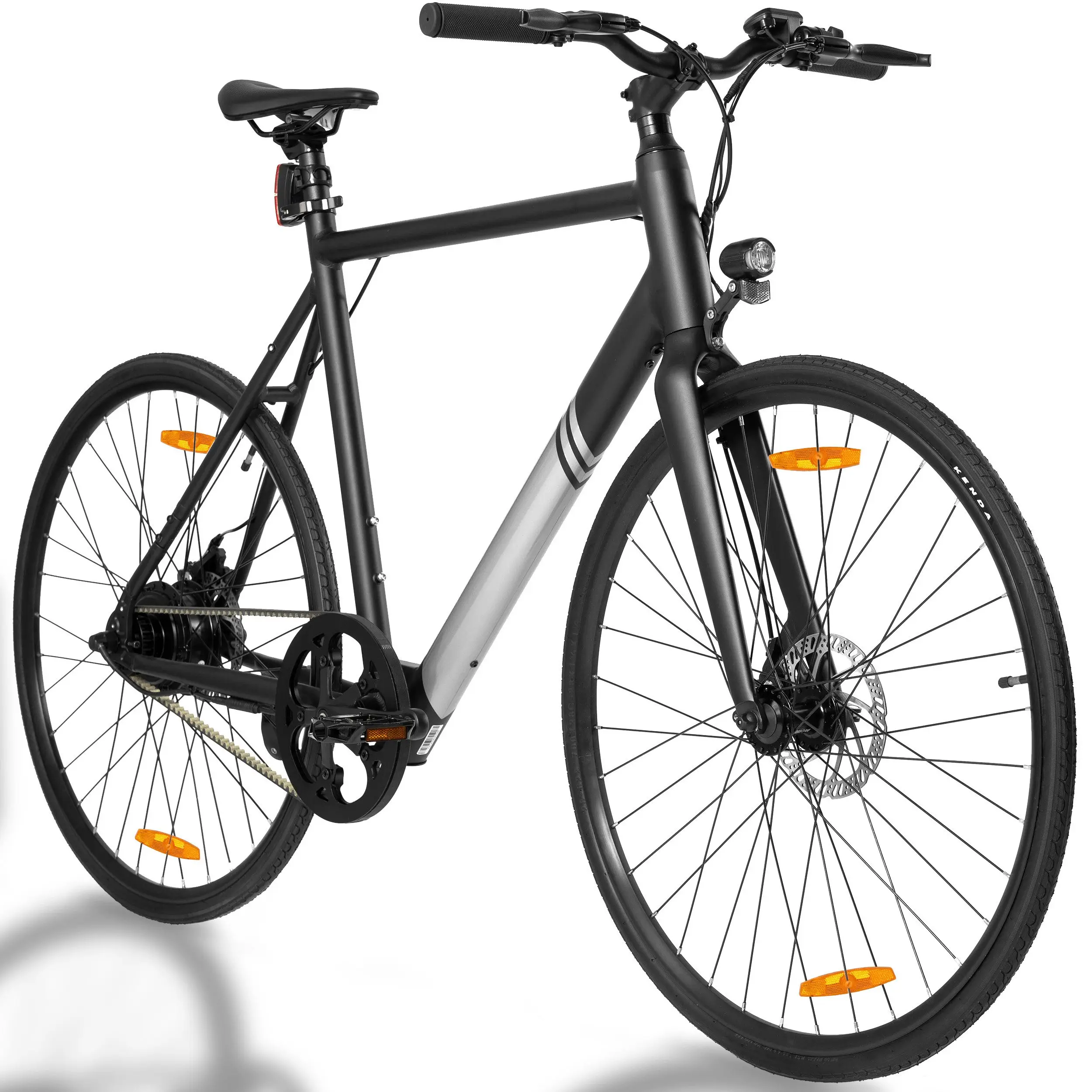28'' E-Bike City Road Elektrofahrrad mit Riemenantrieb, 250 W 40 Nm Motor, 252 Wh Akku, Reichweite bis zu 50 km