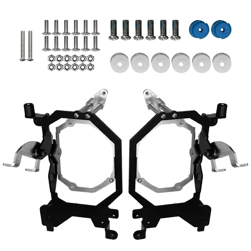 

Taochis Headlight Retrofit Adapter Frame Bracket Holder for Porsche Macan 2014-2017 AFS Hella 3R G5 5 Projector Lens Autolight