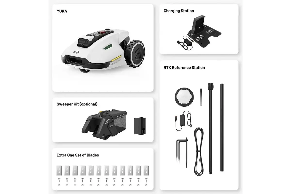 AliExpress – ORIGINAL NEW Buy YUKA 3000: Perimeter Wire Free Robot Lawn Mower