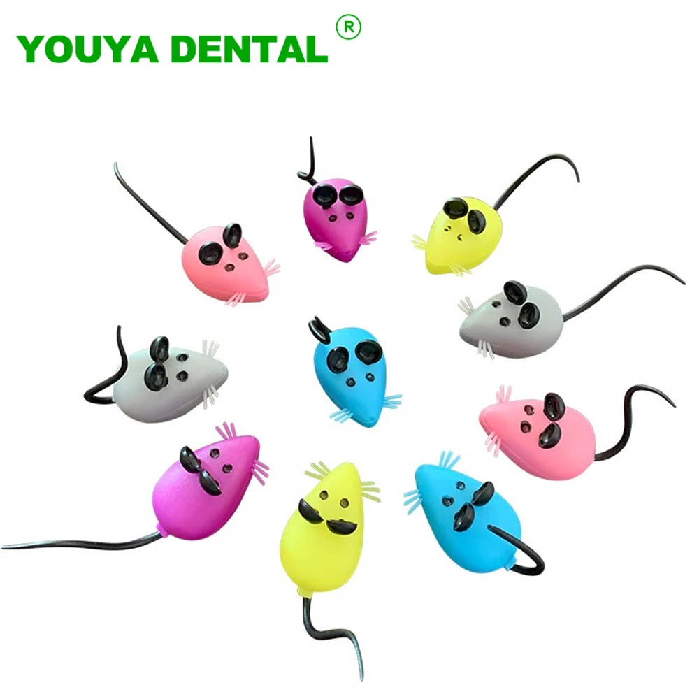 50pcs 3D Mouse Shape Teeth Storage Box Baby Tooth Fairy Box Organizer Case Kids Deciduous Tooth Souvenir Save Container Gifts