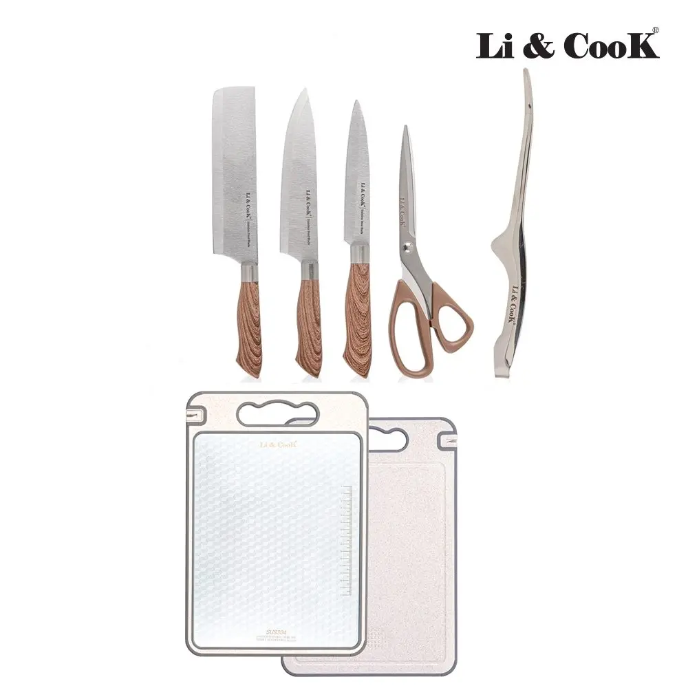 [Lee & Cook] Stainless 304 double side-cutting board + Nordic KNICKLE 5 types