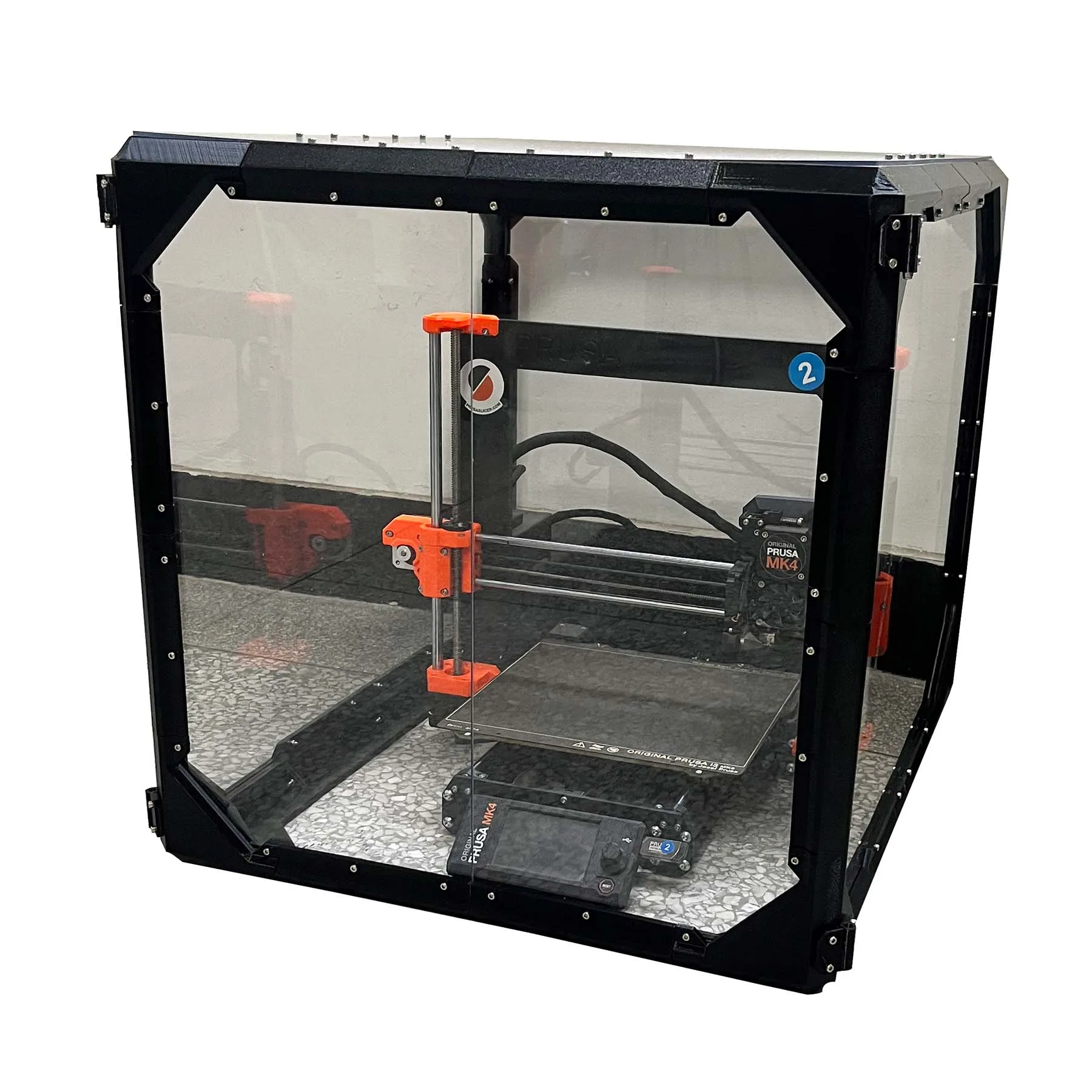 Blurolls Prusa MK3S MK4(S) 3d Printer Enclosure PrintClosure PC Polycarbonate PC Panels