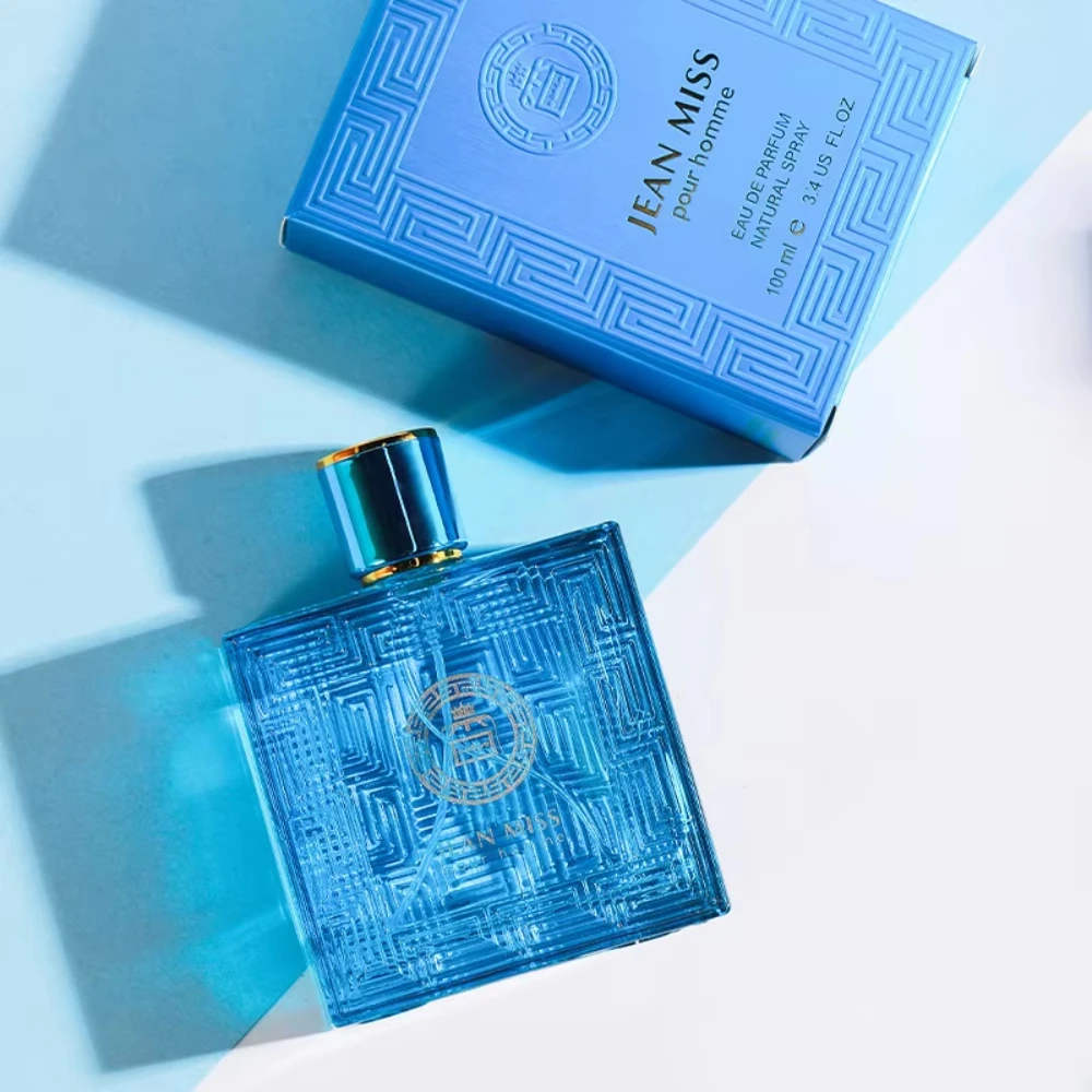 Jean Miss Original Luxury Men's Eau de Parfum 100ml | Arabesque Fougere Woody Fragrance, Long-Lasting EDP Spray for Men, Perfect