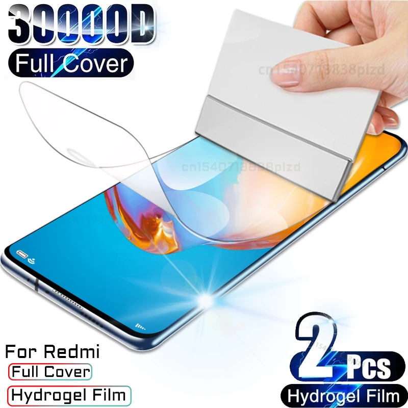 

Hydrogel Film For Redmi Note 9 pro 9（5G）Screen Protector Note 9T 9ProMax note 9 S 9s 9A 9C Note8 8 8Pro Note7 Full Cover Film