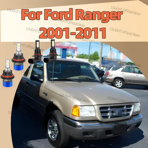 2/4x Bulbs White 6000K Fog Lamps 3570 CSP LED Headlights For Ford Ranger 2001-2011 2002 2003 2004 2005 2006 2007 2008 2009 2010 8 best sales ranger 2001 - №4