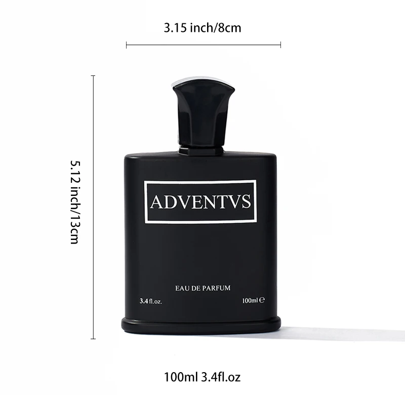 100ML 3.4FL.OZ Eau De Parfum Spray for Men, Long Lasting Woody Fruity & Smoky Fragrance Perfume Hombre Fresh All Day Long