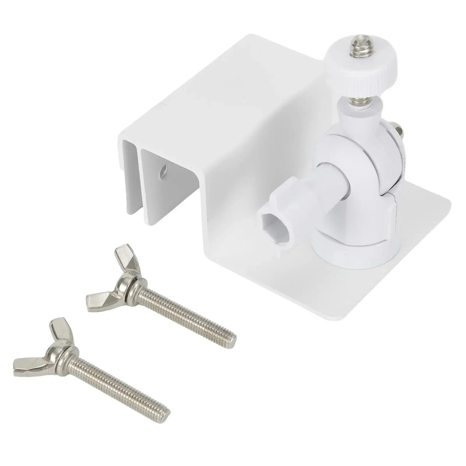 1pc caméras de sécurité gouttière de toit support spécial support de panneau solaire support de gouttière résistant aux intempéries avec adaptateur à vis