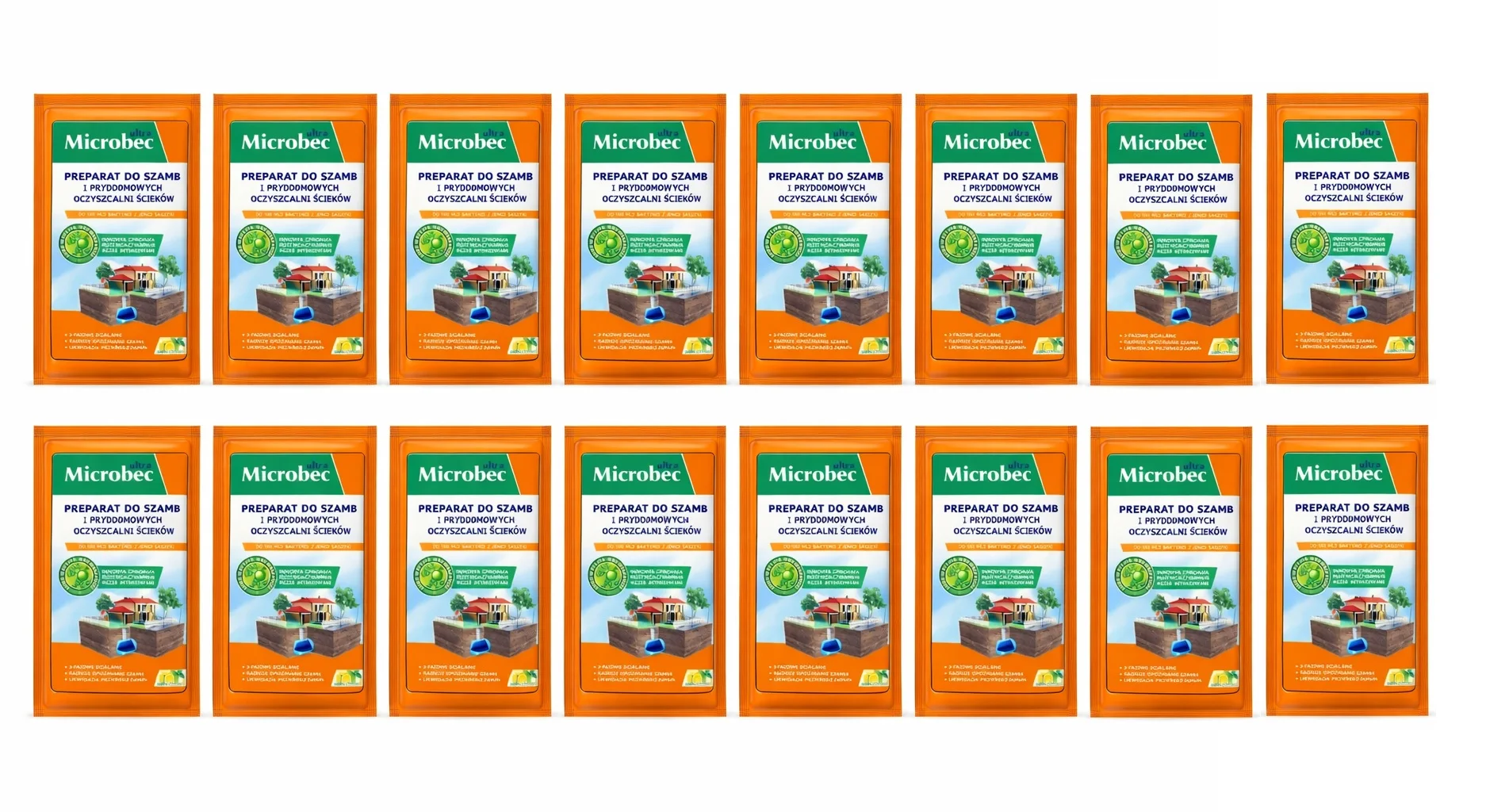 16x Tablet voor septische tank en afvalwaterzuivering BROS