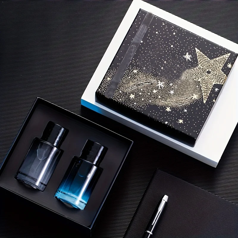 

Knight Blue Men's Perfume 2-Piece Gift Set, Long Lasting Fragrance, Confident Charming Wild Scent, Ideal Gift for Men