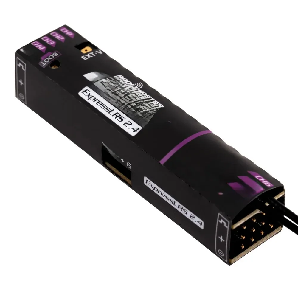 Radiomaster ER8GV 8CH PWM CRSF ExpressLRS-ontvanger voor vliegtuigzweefvliegtuigen met vaste vleugels - afbeelding 2